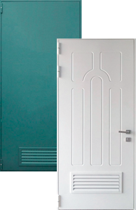 Железные двери в котельную - Изображение