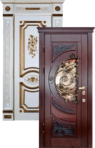 Стальные парадные двери - Изображение